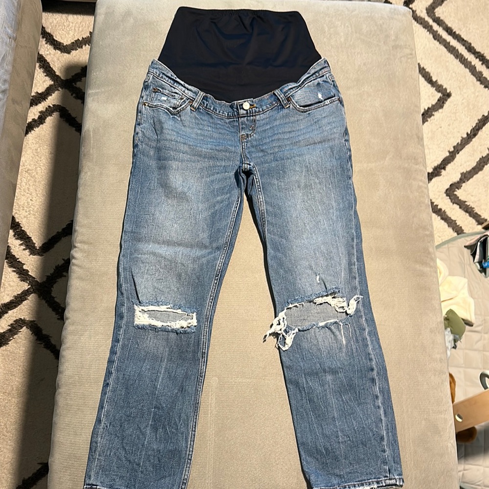 Abercrombie & Fitch ankle straight maternity jeans - 8/29L